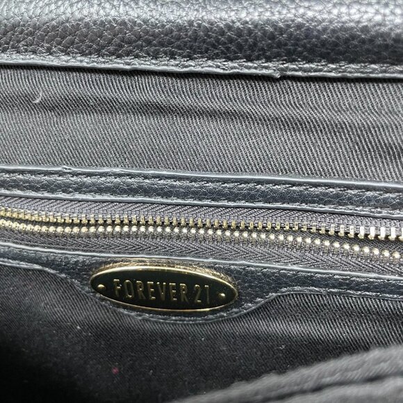 Forever 21 White Cream Colorblock Chain Purse Bag Gold Tone Hardware - Picture 4 of 8